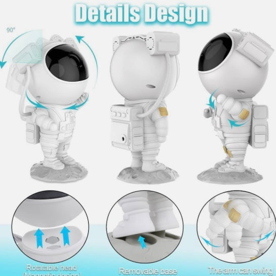 New Galaxy Projector Astronaut Starry Sky Projector Remote Control Music Laser